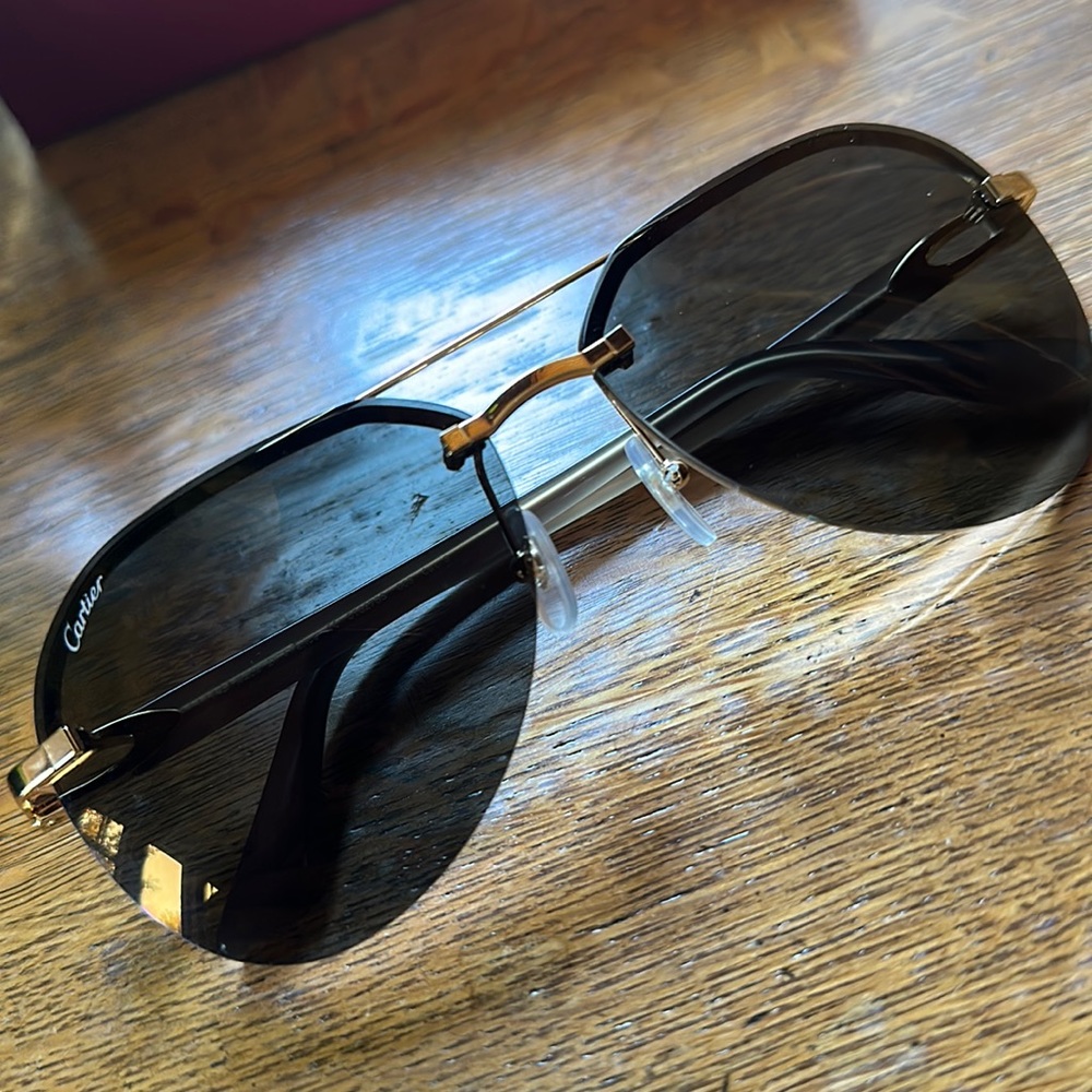 Cartier CT0275S-003 Cat3 Aviator Sunglasses